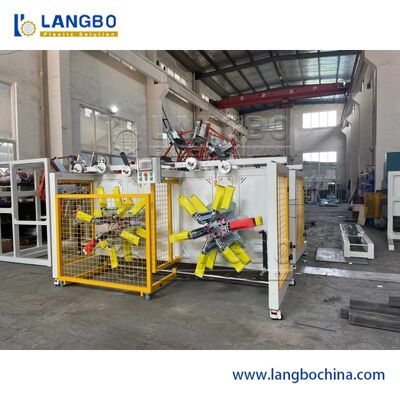 Gelişmiş PE hortum sarmalama sistemi 0.1-10m/min sarmalama hızı HDPE boru sarma makinesi İşlenmiş borular için