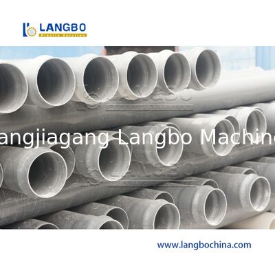 PVC boru ekstrüzyon hattı boru üretimi için çınlama makinesi ile