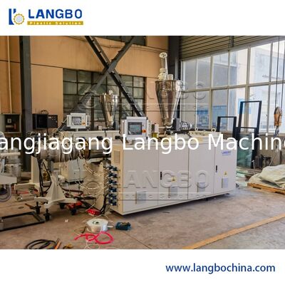 İyi Kaliteli 20-200mm PVC Kanal Su Boruları Üretim Makineleri Ekstrüder Makinesi