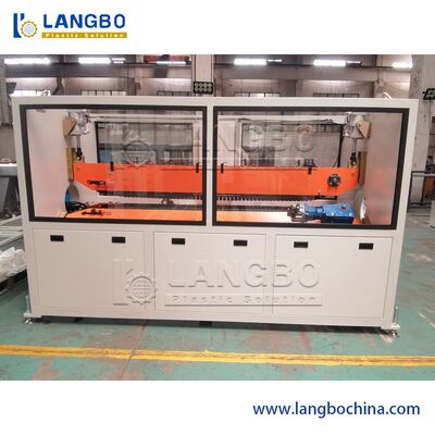 Basınçlı PVC Boru Ekstrüzyon Hattı Ayarlanabilir Kesme Hızı Max 63mm Kesme Borusu