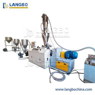 PVC Granulating Üretim hattı Plastik Granual Yapma Makinesi CPVC Sıcak Kesme Pelletizing hattı