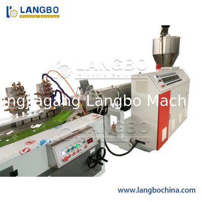 High Quality Automation Plastic PVC Water Stop Making Machine / WPC Door Frame Hollow Ceiling Profile Extrusion Production Line Manufacturer in China