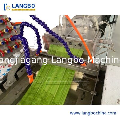 High Quality Automation Plastic PVC Water Stop Making Machine / WPC Door Frame Hollow Ceiling Profile Extrusion Production Line Manufacturer in China