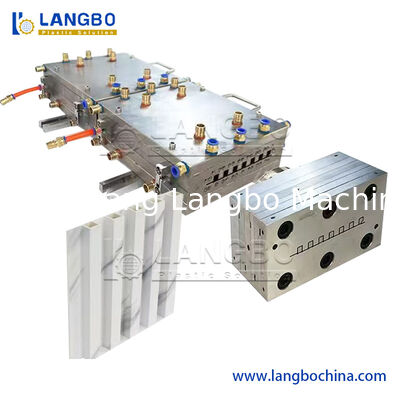 High Quality Wood Fiber Grating Board Indoor WPC Wall Panels Modern Simple Concave Convex Four Groove Indoor Background Decoration Making Machine