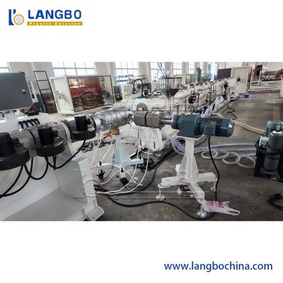 75-315mm Çift Tek Çok Katmanlı PE Boru Ekstrüzyon Hattı / HDPE Boru Yapma Makinesi / Plastik Boru Üretim Hattı