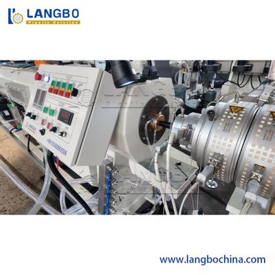 75-315mm Çift Tek Çok Katmanlı PE Boru Ekstrüzyon Hattı / HDPE Boru Yapma Makinesi / Plastik Boru Üretim Hattı