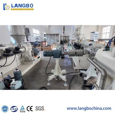 20-90mm PE HDPE PPR Plastik Su Gaz Yağı Besleme Boru Ekstrüzyon Üretim Hattı Tek Vidalı Ekstrüder Boru Yapma Makinesi