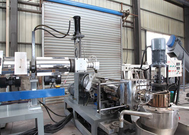 PP PE Plastik Peletleme Makinesi Tek Vidalı Çift Aşamaları Extruder Pelet