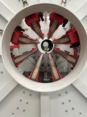 SJSZ92/188 800KG/H Yüksek Kapasiteli Ekstrüder 180-710mm Plastik UPVC Üretim Makinesi