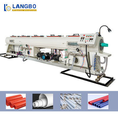 CE ISO PVC Boru Ekstrüzyon Hattı Boru Çapı 16 - 630mm 22 - 160KW Ekstruder Gücü