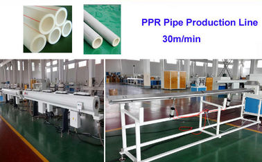 20-50mm Hızlı Yüksek Hızlı PE PP HDPE PVC PPR Mpp Plastik Su Gazı Teslimatı Kanalı Katı Duvarlı Boru Hortumu Tüp Üretim Makinesi Ekstrüzyon hattı