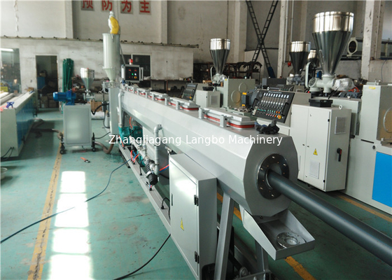 CPVC Pvc boru ekstrüder 75 - 250mm Plastik boru üretim hattı