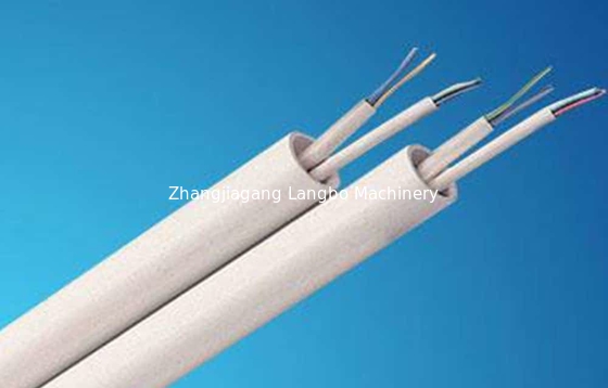 PE dalgalanmış boru extruder elektrik dalgalanmış boru yapma makinesi