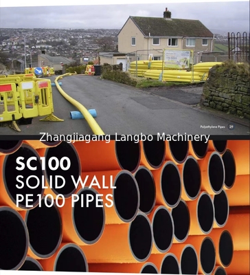 Tek visli ekstrüderli 630mm PE boru yapım makinesi