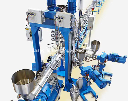 Pe Co Ekstrüzyon Ppr Boru Üretim Hattı 350kgs / H Çok Katmanlı Tüp