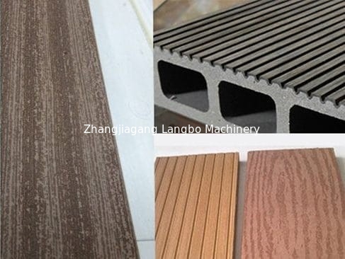 Yüksek çıkışlı Ahşap Plastik WPC Çatı Profili Ekstrüzyon Makinesi