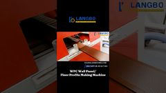 Yüksek Kaliteli Ahşap Plastik Ürünler için WPC Profil Ekstrüzyon Hattı #wpcduvarpaneli#wpcpanel