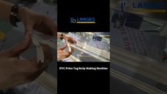 Süpermarket Fiyat Etiketi için Otomatik Plastik Fiyat Etiketi Şerit Ekstrüzyon Makinesi #fiyatetiketi