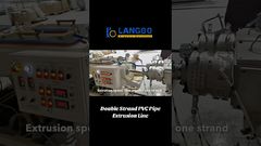 Çift Katmanlı PVC Boru Üretim Makinesi, Yüksek Hızlı PVC Boru Makinesi#makine #PVC #BoruEkstrüzyon