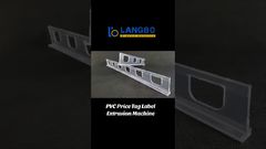 PVC Fiyat Etiketi Etiketi Süpermarket Raf Ekstrüzyon Makinesi