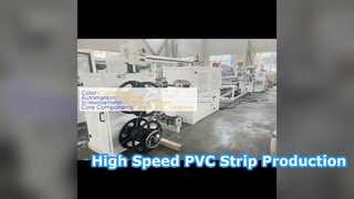 PVC Sızdırmazlık Şeridi Ekstrüzyon Makinesi Yüksek Hızlı Üretim