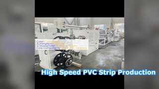 Yüksek Hızlı PVC Sızdırmazlık Şeridi Ekstrüzyon Makine Çözümü