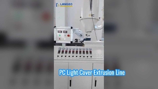 PC Işık Kapağı Ekstrüzyon Hattı #makine #plastikmachinery