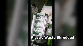 Plastik Şişe Dokuma Çanta PP/PE/HDPE/LDPE Geri Dönüşüm Parçalayıcı