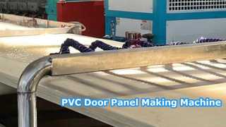 PVC Kapı Paneli Yapma Makinesi | Özelleştirilmiş Profil Şekillendirmeli Dekoratif Panel Ekstrüzyon Hattı